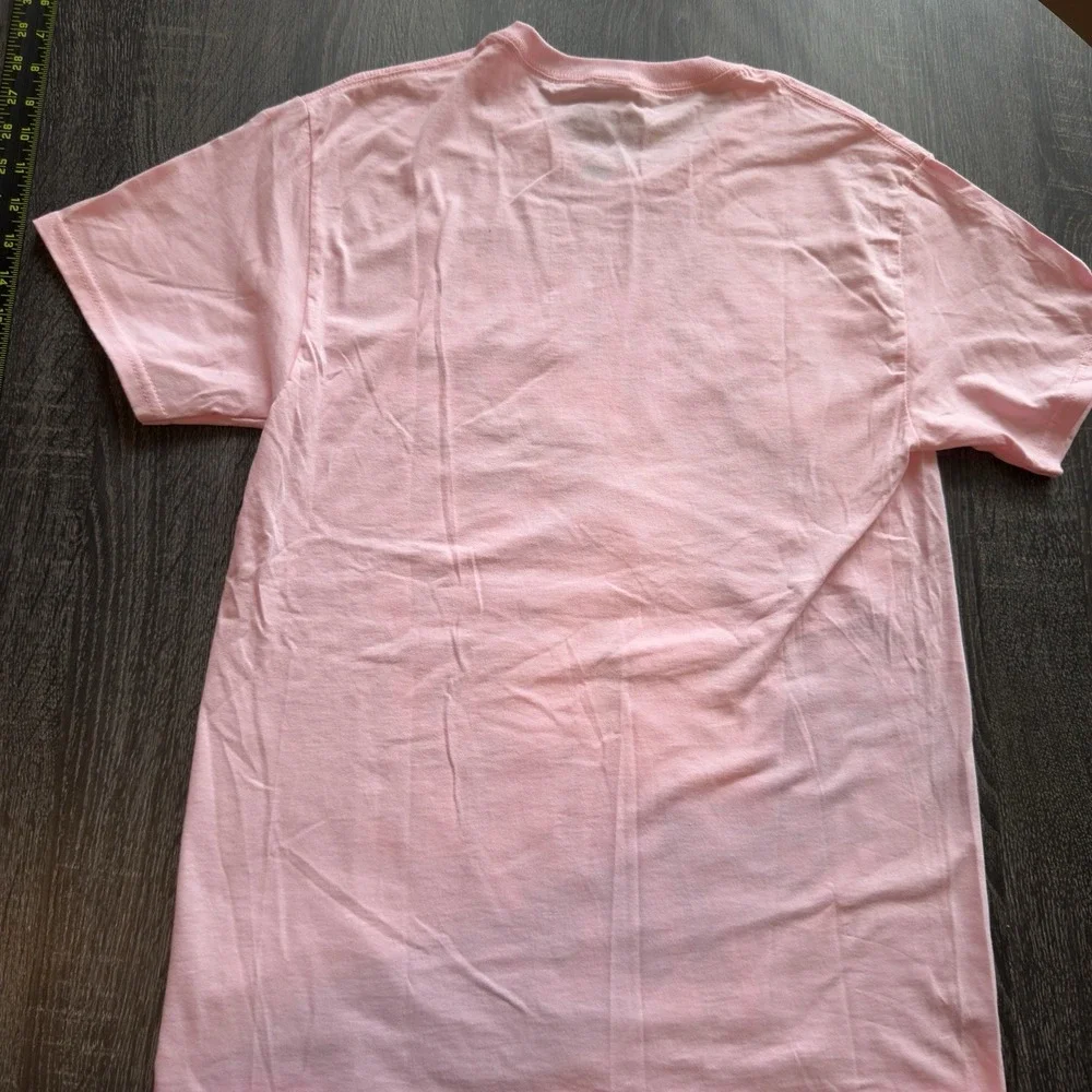 NWOT TLC Pink Women's T-shirt‎ Short Sleeve 100% Cotton (measurements Included)